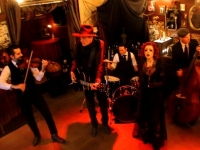 Heathen Apostles performance shot by Daniel DeLeon at SBC Choppers